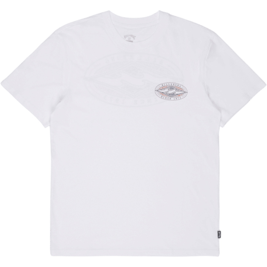 2026 Billabong Mens Diamond Vision T-Shirt EBYZT00619 - White